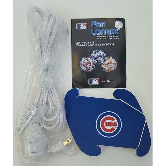 Chicago Cubs Other - Chicago Cubs Puzzle Lamp Kit w/Light DIY FanLampz Luv A Lamps